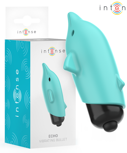 Intense – Echo Vibrationskugel Delfinblau 8 x 4,7 cm Intense – Echo Vibrationskugel Delfinblau 8 x 4,7 cm