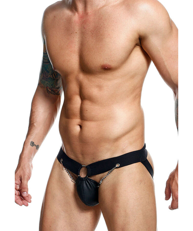 Mob – Dngeon Schwarzer Ketten-Jockstrap Einheitsgröße