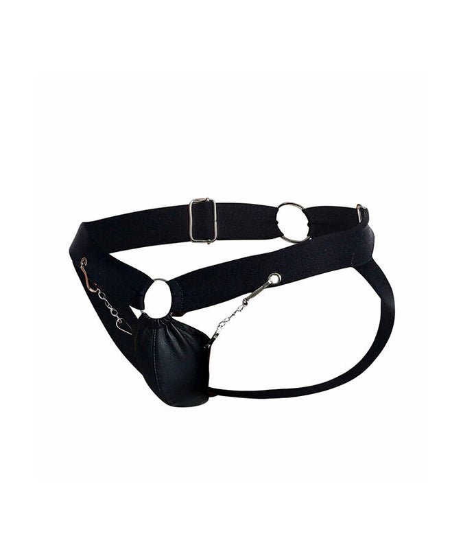 Mob – Dngeon Schwarzer Ketten-Jockstrap Einheitsgröße