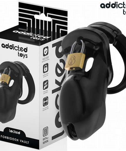 Addicted Toys Locked – Forbidden Vault Penis-Käfig 10 cm Addicted Toys Locked – Forbidden Vault Penis-Käfig 10 cm