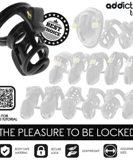Addicted Toys Locked – Gilden Cage Silicone Penis Cage 8.5 Cm Addicted Toys Locked – Gilden Cage Silicone Penis Cage 8.5 Cm