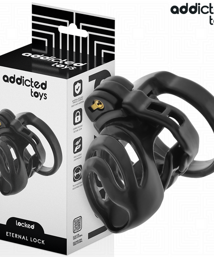 Addicted Toys Locked – Ewiges Schloss Penis Käfig 9 cm Addicted Toys Locked – Ewiges Schloss Penis Käfig 9 cm