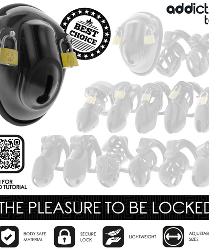 Addicted Toys Locked – Keyless Restraint Penis Cage 11.5 Cm Addicted Toys Locked – Keyless Restraint Penis Cage 11.5 Cm