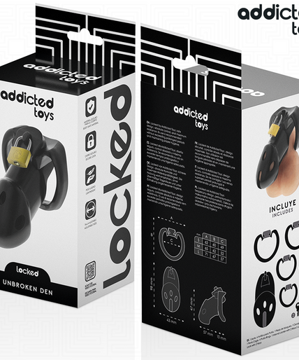 Addicted Toys Locked – Unbroken Den Penis Cage 9.8 Cm Addicted Toys Locked – Unbroken Den Penis Cage 9.8 Cm