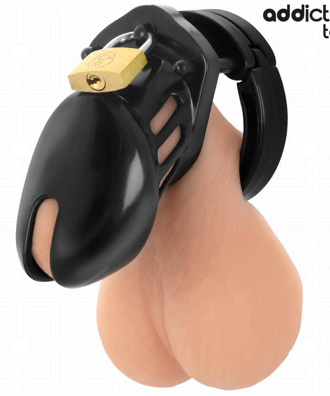 Addicted Toys Locked – Obsidian Hold Penis Cage Größe S