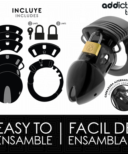 Addicted Toys Locked – Chastity Depths Penis Cage 7.5 Cm Addicted Toys Locked – Chastity Depths Penis Cage 7.5 Cm