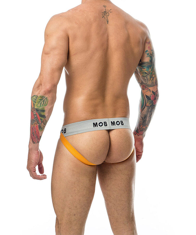 Mob – Klassieke Jock Stripe Oranje Maat S
