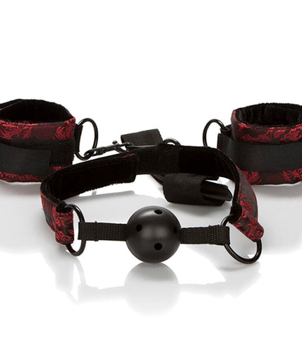 Calexotics – Scandal atmungsaktiver Ballknebel mit Handschellen Calexotics – Scandal atmungsaktiver Ballknebel mit Handschellen