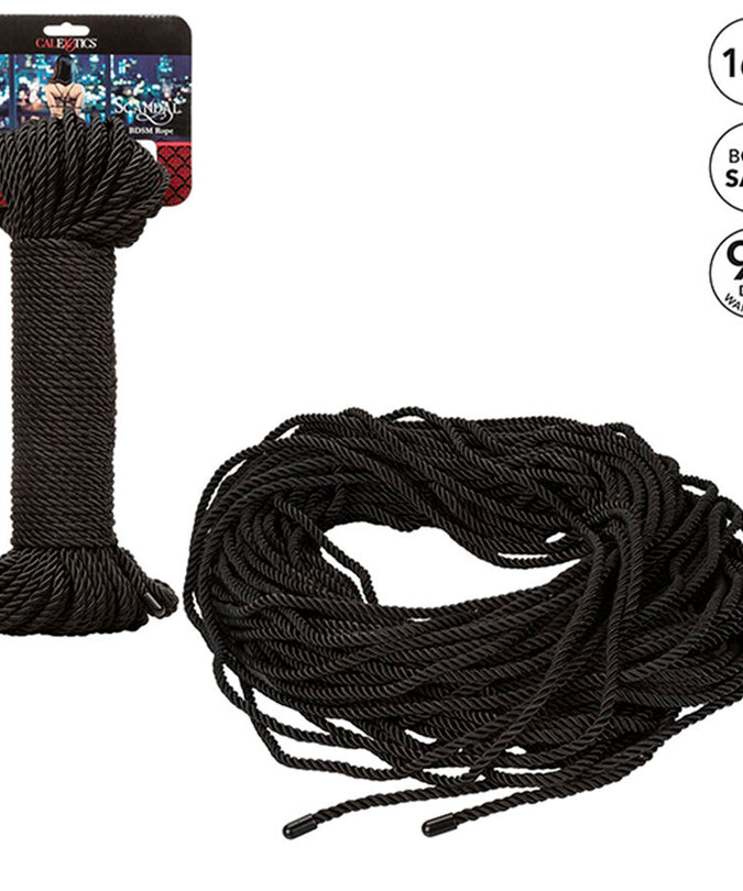 Calexotics – Scandal schwarzes BDSM-Seil 50 m