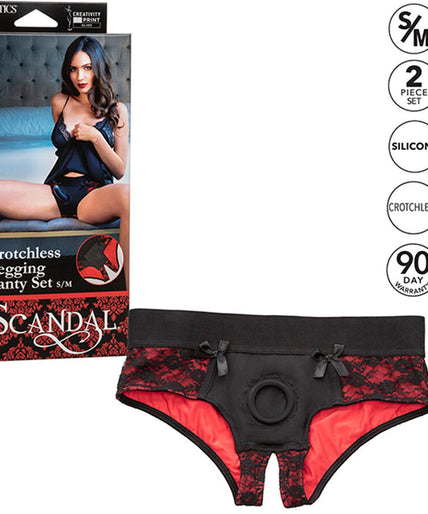 Calexotics – Scandal Set aus Schrittfreien Panties mit Dildo Größe S/M Calexotics – Scandal Set aus Schrittfreien Panties mit Dildo Größe S/M