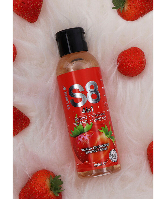 Stimul8 – S8 4-in-1 Aardbeien Dessert Glijmiddel 125 ml