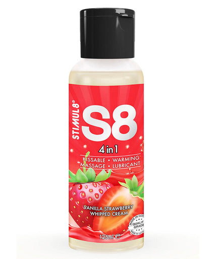 Stimul8 – S8 4 In 1 Strawberry Dessert Lubricant 125 Ml Stimul8 – S8 4 In 1 Strawberry Dessert Lubricant 125 Ml