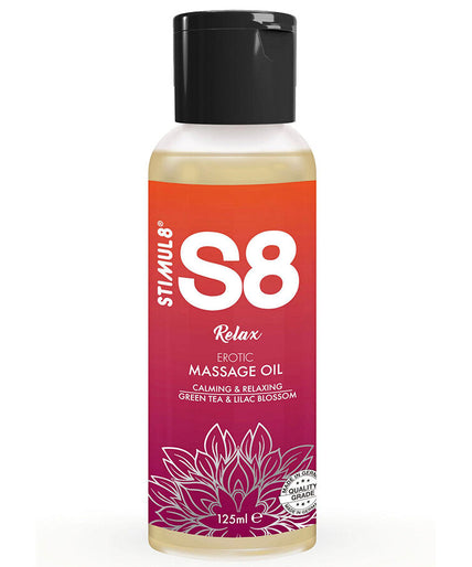 Stimul8 – S8 Entspannendes Grüner Tee Massageöl 125 Ml Stimul8 – S8 Entspannendes Grüner Tee Massageöl 125 Ml