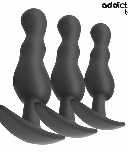 Addicted Toys – Set Of 3 Anal Plug Silicone Model 1 Addicted Toys – Set Of 3 Anal Plug Silicone Model 1
