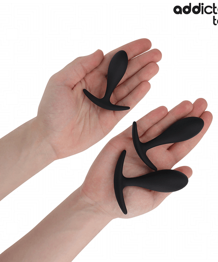 Addicted Toys – Set Of 3 Anal Plug Silicone Model 2 Addicted Toys – Set Of 3 Anal Plug Silicone Model 2