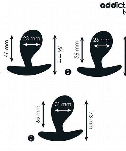Addicted Toys – Set Of 3 Anal Plug Silicone Model 3 Addicted Toys – Set Of 3 Anal Plug Silicone Model 3