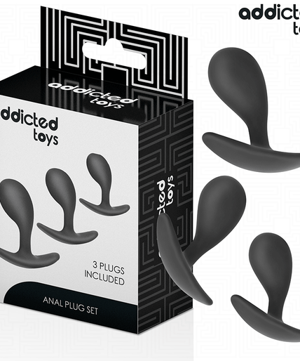 Addicted Toys – Set Of 3 Anal Plug Silicone Model 3 Addicted Toys – Set Of 3 Anal Plug Silicone Model 3