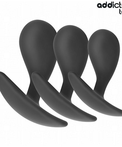 Addicted Toys – Set Of 3 Anal Plug Silicone Model 3 Addicted Toys – Set Of 3 Anal Plug Silicone Model 3