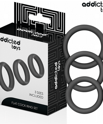 Addicted Toys – Set Of Flat Silicone Rings Addicted Toys – Set Of Flat Silicone Rings