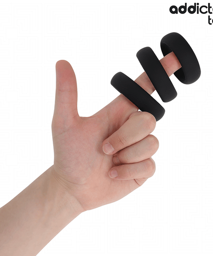 Addicted Toys – Set Of Flat Silicone Rings Addicted Toys – Set Of Flat Silicone Rings