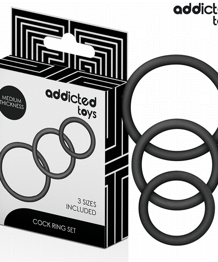 Addicted Toys – Set aus Silikonringen Modell 2 Addicted Toys – Set aus Silikonringen Modell 2
