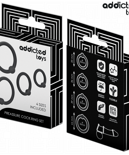 Addicted Toys – Set Of Pressure Silicone Rings Addicted Toys – Set Of Pressure Silicone Rings