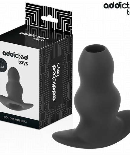 Addicted Toys – Hohler Analplug aus Silikon Größe L 11,1 cm Addicted Toys – Hohler Analplug aus Silikon Größe L 11,1 cm