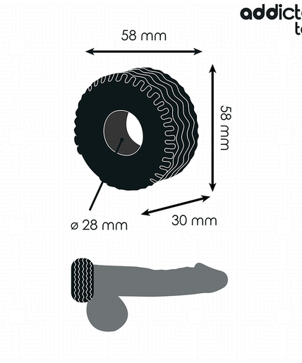Addicted Toys – Extra Thick Cock Ring Addicted Toys – Extra Thick Cock Ring