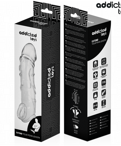 Addicted Toys – Transparent Penis Extenson 27 Cm Addicted Toys – Transparent Penis Extenson 27 Cm