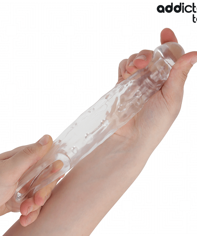 Addicted Toys – Transparente Penishülle Größe M 27 cm