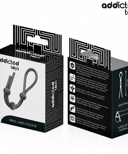 Addicted Toys – Silicone Rope For The Triple Loop Penis Addicted Toys – Silicone Rope For The Triple Loop Penis