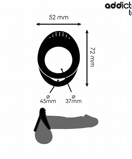 Addicted Toys – Double Textured Penis Ring Addicted Toys – Double Textured Penis Ring