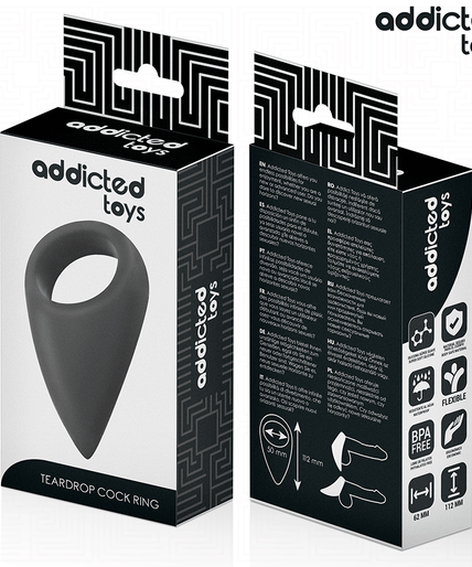 Addicted Toys – Tear Shaped Penis Ring Addicted Toys – Tear Shaped Penis Ring