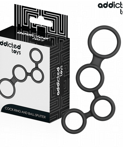 Addicted Toys – Penisring mit Trennern für Hoden Addicted Toys – Penisring mit Trennern für Hoden