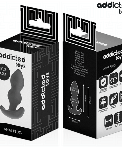 Addicted Toys – Anal Plug Silicone Size S 10.3 Cm Addicted Toys – Anal Plug Silicone Size S 10.3 Cm