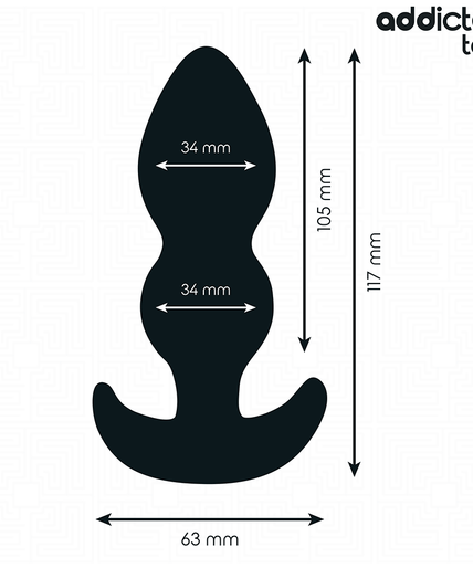 Addicted Toys – Anal Plug Silicone Size L 11.7 Cm Addicted Toys – Anal Plug Silicone Size L 11.7 Cm