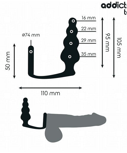 Addicted Toys – Anal Plug With Ring Silicone Model 5 Addicted Toys – Anal Plug With Ring Silicone Model 5