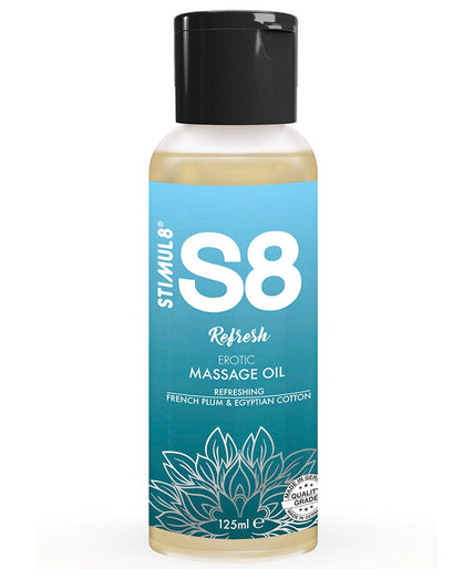 Stimul8 – S8 Erfrischendes Baumwoll Massageöl 125 Ml Stimul8 – S8 Erfrischendes Baumwoll Massageöl 125 Ml