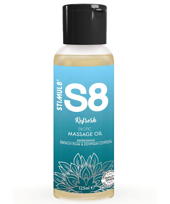 Stimul8 – S8 Erfrischendes Baumwoll Massageöl 125 Ml