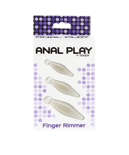 Toyjoy – Anal Play 3 – Piece Transparent Finger Rimmer Toyjoy – Anal Play 3 – Piece Transparent Finger Rimmer