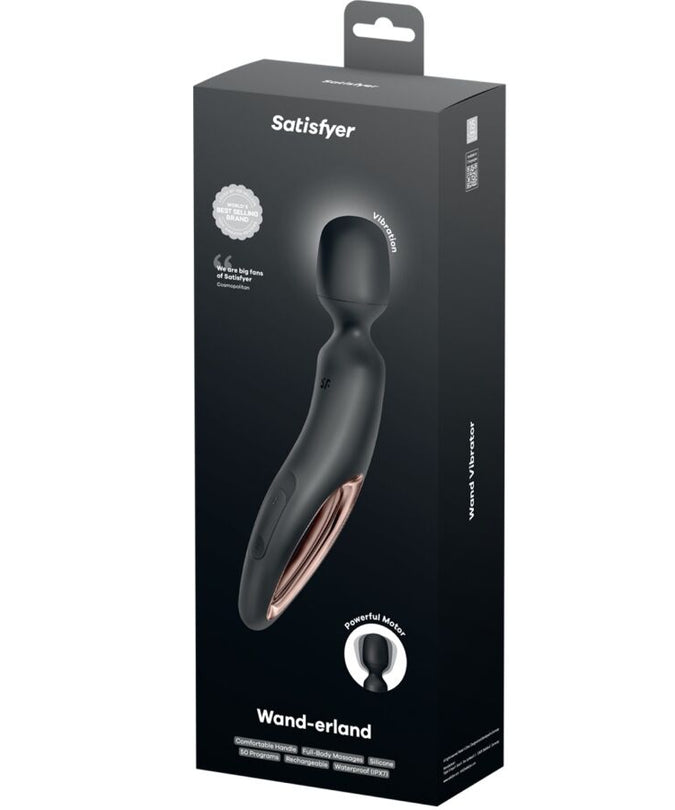 Satisfyer – Wand Erland Vibrerende Massager Zwart