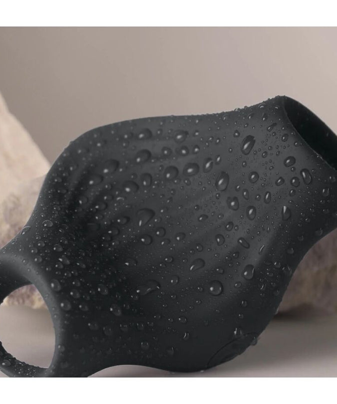 Rocks – Off – Palm Schwarzer flexibler Vibrator Masturbator