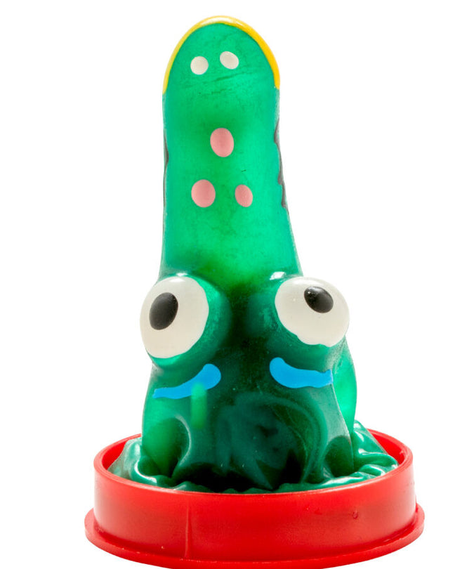 Condomerie – Handpainted Novelty Condoms Crocodile Model 1