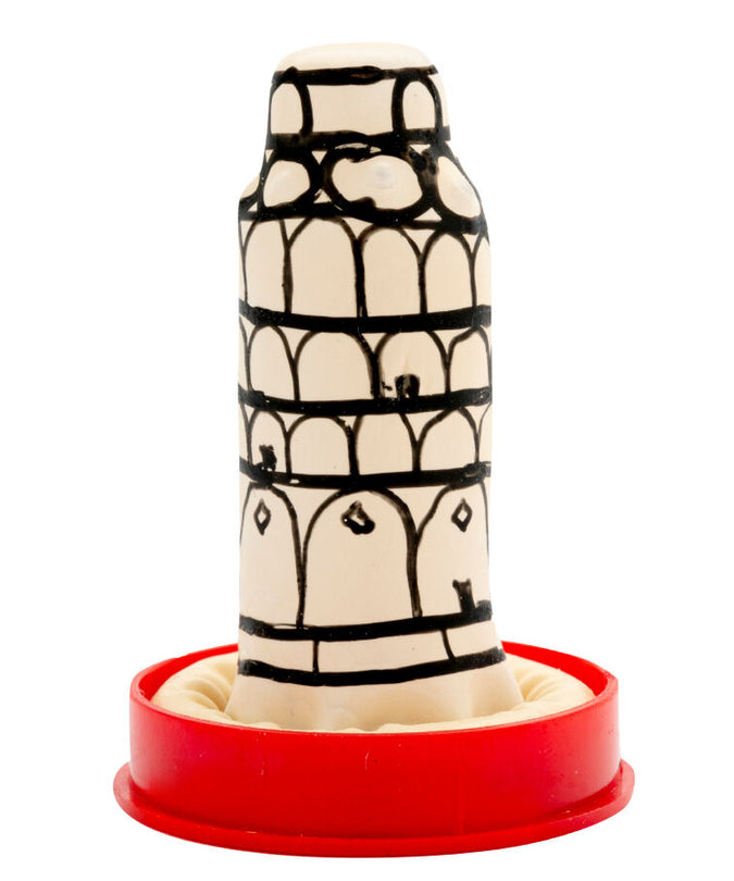 Condomerie – Handpainted Novelty Condoms Pisa Tower