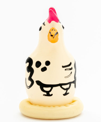 Condomerie – Handpainted Novelty Condoms Cocky Rooster Condomerie – Handpainted Novelty Condoms Cocky Rooster