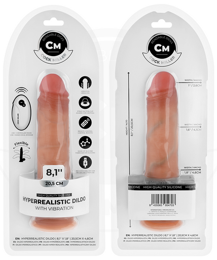 Cock Miller – Realistischer Dildo mit Saugnapf und Fernbedienungsvibration 20,5 Cm Cock Miller – Realistischer Dildo mit Saugnapf und Fernbedienungsvibration 20,5 Cm
