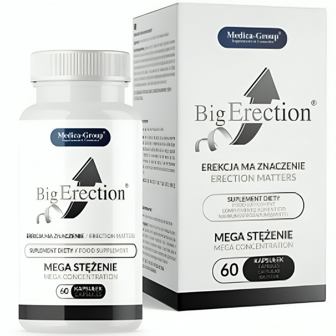Medica Group – Big Erection Verstärker für Männer 60 Kapseln