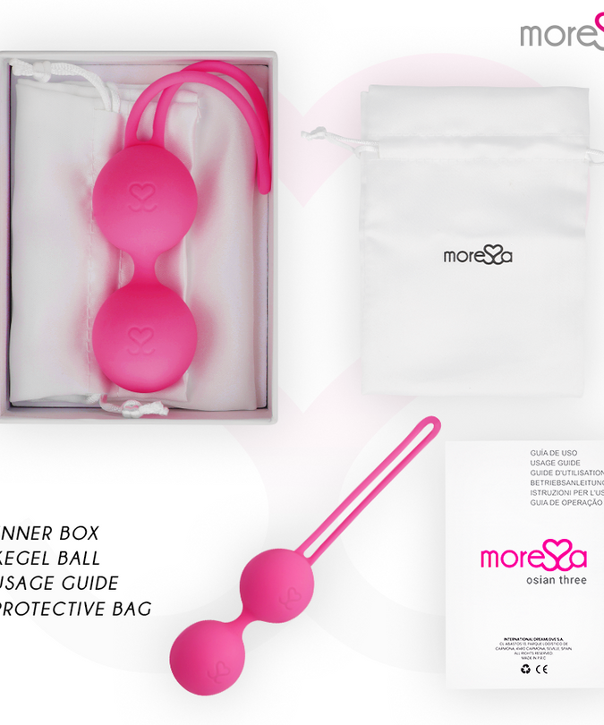Moressa – Osian Three Basic Siliconen Roze