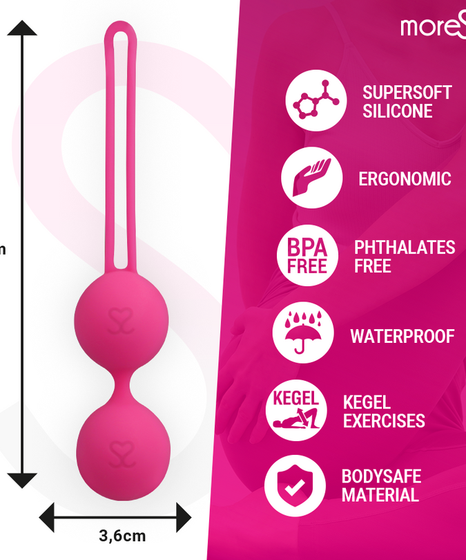Moressa – Osian Three Basic Siliconen Roze