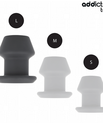 Addicted Toys – Extreme Hollow Anal Plug Silicone Size L 10.4 Cm Addicted Toys – Extreme Hollow Anal Plug Silicone Size L 10.4 Cm